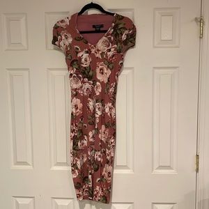 Bodycon floral dress